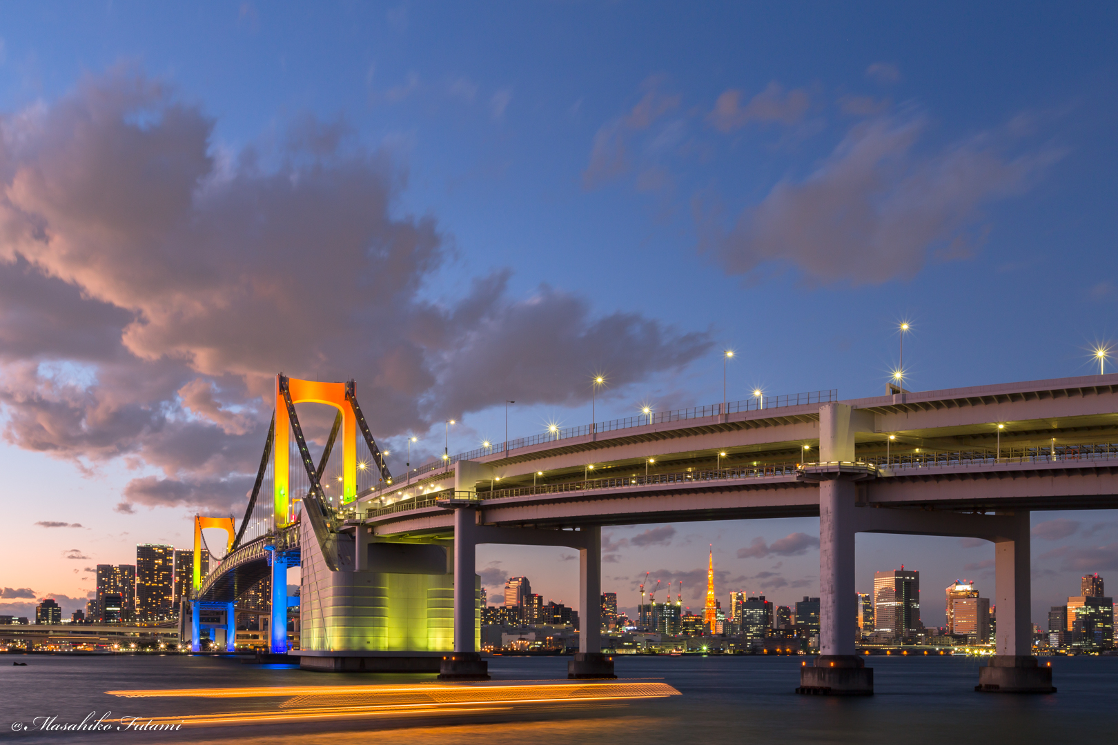 Rainbow Bridge and Tokyo Tower
